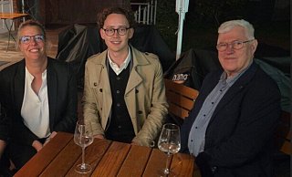 SPD-Bürgermeisterkandidatin Henrike Diestelhorst, Max Holzkamp und Peter Bernard (vlnr) - Falk Justus Rahn