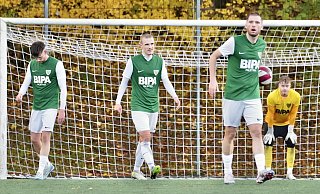 Die Dornberger hatten wenig Freude am eigenen Spiel gegen Brake. Wie nach dem ersten Tor zu sehen war. - Peter Unger