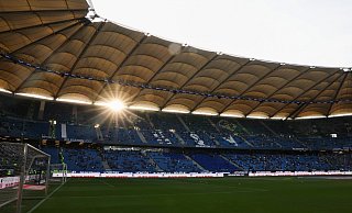 Blick in das Hamburger Volksparkstadion. - Christian Charisius/dpa