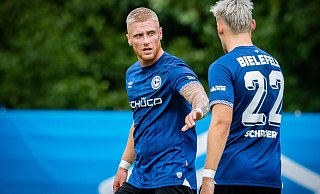 Louis Oppie nimmt Abschied von Arminia Bielefeld. - Sarah Jonek