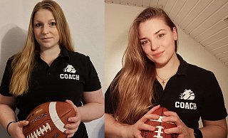 Die neuen Trainerinnen: Jennifer Imort und Friederike Ostendorp. - Bulldogs