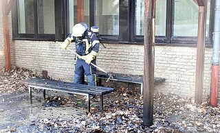 Die Feuerwehr hatte den Brand schnell gelöscht. - Polizei