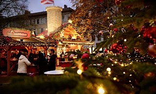 Der Weihnachtsmarkt in der Innenstadt ist der größte Weihnachtsmarkt in Bielefeld. - Sarah Jonek