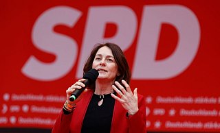Die Spitzenkandidatin der SPD für die Europawahl: Katarina Barley. - Georg Wendt/dpa