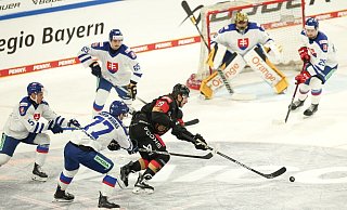 Deutschland war beim Deutschland Cup gegen die Slowakei chancenlos. - Daniel Löb/dpa
