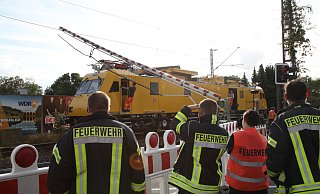 In Kirchlengern kam es zu einem Unfall am Bahnübergang. - Torben Stallmann