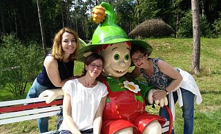 Daniela Welling, Nadine Krekeler, Lippolino und Monika Vogt