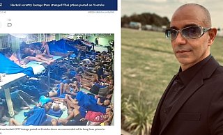 Stefan Güth (r.) landete am 22. Mai 2017 in einem der schlimmsten Gefängnisse der Welt. Weil er wohlhabend ist, hatte er einen Schlafplatz auf dem Boden. - Screenshot: Bangkok Post Foto: Stefan Güth