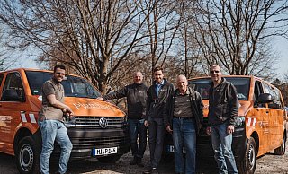 Das Team von Plumhoff Vermessung. - © Plumhoff Vermessung