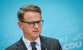 CDU-Generalsekretär Linnemann setzt auf den vorgesehenen Zeitplan. (Archivbild) - Kay Nietfeld/dpa