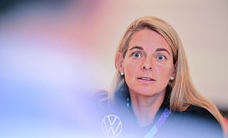 Sportdirektorin Nia Künzer: Ganz schwere Aufgabe für das DFB-Team im EM-Viertelfinale. - Sebastian Christoph Gollnow/dpa