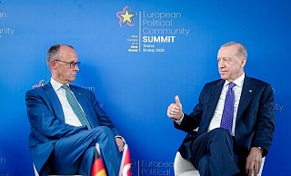 Bundeskanzler Friedrich Merz reist für einen Antrittsbesuch beim türkischen Präsidenten Recep Tayyip Erdogan nach Ankara. - Kay Nietfeld/dpa