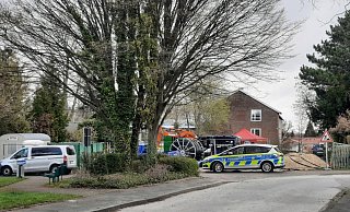 Die Fliegerbombe wurde bei Bauarbeiten auf einem Grundstück an der Husener Straße in Paderborn entdeckt. - Marc Schröder