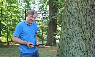 Baumkontrolleur Thomas Bott überprüft gemeinsam mit drei Kollegen regelmäßig den Baumbestand der Stadt Herford. - Amir Khalifa