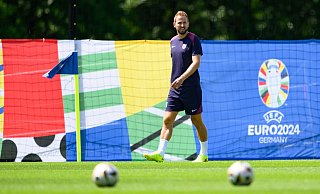 Englands Top-Torjäger: Harry Kane von Bayern München. - Robert Michael/dpa