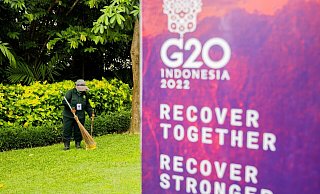 Das Treffen der Gruppe der G20 findet am 15. und 16. November auf Bali statt. - Christoph Soeder/dpa