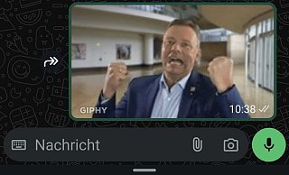 Das ist Goekens Lieblings-GIF, das er gern mit anderen teilt. - Svenja Ludwig/Screenshot