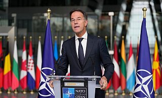 Nato-Generalsekretär Mark Rutte geht davon aus, dass Russland Truppenunterstützung braucht. - Virginia Mayo/AP/dpa