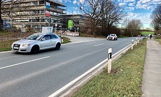 Die Herforder Straße (B239) in Schweicheln-Bermbeck wird ab dem Frühjahr für rund drei Monate gesperrt. - Alexander Jenniches
