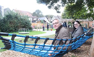 Die neue Chill-Out-Zine im Zentrum soll es vor allem im Sommer die Hitze in der Stadt erträglich machen. - Burkhard Battran