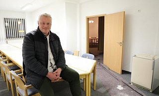 Daniel Hartmann, hier in den Räumlichkeiten des LGS-Fördervereins, geht als unabhängiger Bewerber ins Rennen. - Simone Flörke