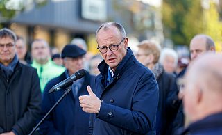 CDU-Chef Merz zieht eine rote Linie: Mit ihm als Parteivorsitzenden gibt es keine Zusammenarbeit mit der AfD. - Thomas Banneyer/dpa