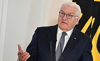 Bundespräsident Frank-Walter Steinmeier traf sich in Berlin mit rund 80 ehrenamtlichen Bürgermeistern und Bürgermeisterinnen. - Britta Pedersen/dpa