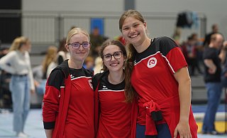 Kümmern sich: Julia Weitzel (v.l.), Juliane Bartz und Nele Bergmeier vom TVC-Jugendvorstand - Yvonne Gottschlich