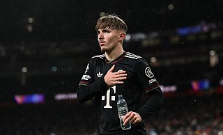 Bayern-Teenager Lennart Karl traf bei der 1:3-Niederlage beim FC Arsenal. - Sven Hoppe/dpa