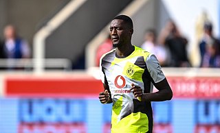 Sehou Guirassy steht dem BVB gegen Bilbao wieder zur Verfügung. - Harry Langer/dpa