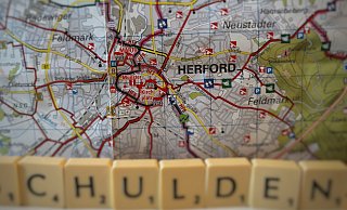 Herford hofft auf finanzielle Entlastung durch das Altschuldenentlastungsgesetz. - Katharina Eisele