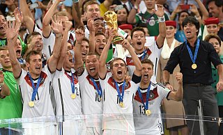 Im Herbst soll es für die Rio-Weltmeister in Südtirol eine Feier zum zehnjährigen Titel-Jubiläum geben. - Andreas Gebert/dpa/Archivbild