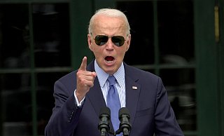 US-Präsident Joe Biden hat den Republikaner Donald Trump ermahnt, seine Verbalattacken gegen Migranten zu beenden. - Manuel Balce Ceneta/AP/dpa