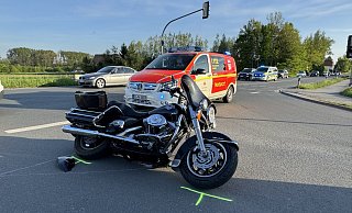 Der Fahrer des Motorrades musste vom Notarzt versorgt werden. - Paul Brinkmann