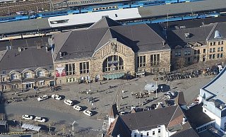 Es wird laut im Bereich des Hauptbahnhof Bielefeld.