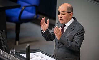 Bundeskanzler Olaf Scholz: «Tempo statt Stillstand, Handeln statt Aussitzen, Kooperation statt Streiterei. Das ist das Gebot der Stunde.» - Michael Kappeler/dpa