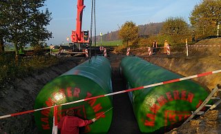 Neue Wassertanks sollen die Löschwasserversorgung in Langenkamp sicherstellen. - Klaus Hasenbein