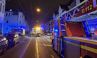 Brand an der Oelmühlenstraße in Bielefeld-Mitte. - Jürgen Mahncke