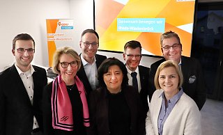 Stefan Schlepphorst (v.l.), Henrika Küppers, Theo Mettenborg, Aysegül Winter, Peter Heinz Woste, Sabine Hornberg und Uwe Henkenjohann wollen bei der Kommunalwahl für die CDU kandidieren. - Marion Pokorra-Brockschmidt