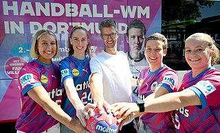 Die deutschen Handballerinnen fiebern der Heim-WM entgegen. - Federico Gambarini/dpa