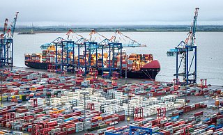 Die deutschen Exporte schwächeln - etwa in der Autobranche (Archivbild) - Sina Schuldt/dpa