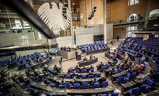 Die Union warb im Bundestag vehement dafür, der von Russland angegriffene Ukraine mit der Lieferung von Taurus-Marschflugkörpern zu helfen. - Michael Kappeler/dpa