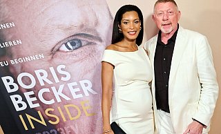 Boris Becker mit seiner Frau Lilian de Carvalho Monteiro. - Annette Riedl/dpa