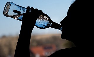 Mit verschiedenen Spritiuosen wie Rum, Vodka und Champagner machte sich der Unbekannte aus dem Staub. - Silas Stein / dpa