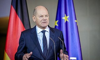 «Der Geist ist aus der Flasche», sagt Kanzler Scholz zum Erstarken der AfD. - Kay Nietfeld/dpa