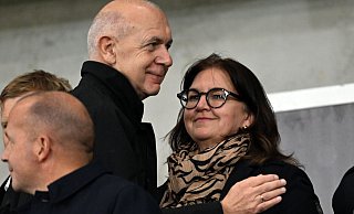 DFB-Spitzen: Präsident Bernd Neuendorf und die bisherige Generalsekretärin Heike Ullrich (Archivfoto) - Federico Gambarini/dpa