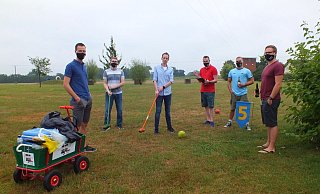 Bauerngolf ist bei einem Junggesellenabschied immer wieder beliebt. - Karl-Heinz Tiemeier