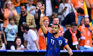 Cody Gakpo will mit den Holländern ins EM-Halbfinale einziehen. - Tom Weller/dpa