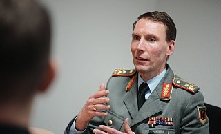 Christian Freuding, der den Planungsstab im Verteidigungsministerium leitet, begleitete vor zwei Wochen Generalinspekteur Carsten Breuer in die Ukraine. - Kay Nietfeld/dpa