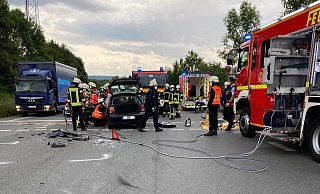 Schwerer Unfall auf dem Ostring in Bielefeld. - Charlotte Mahncke